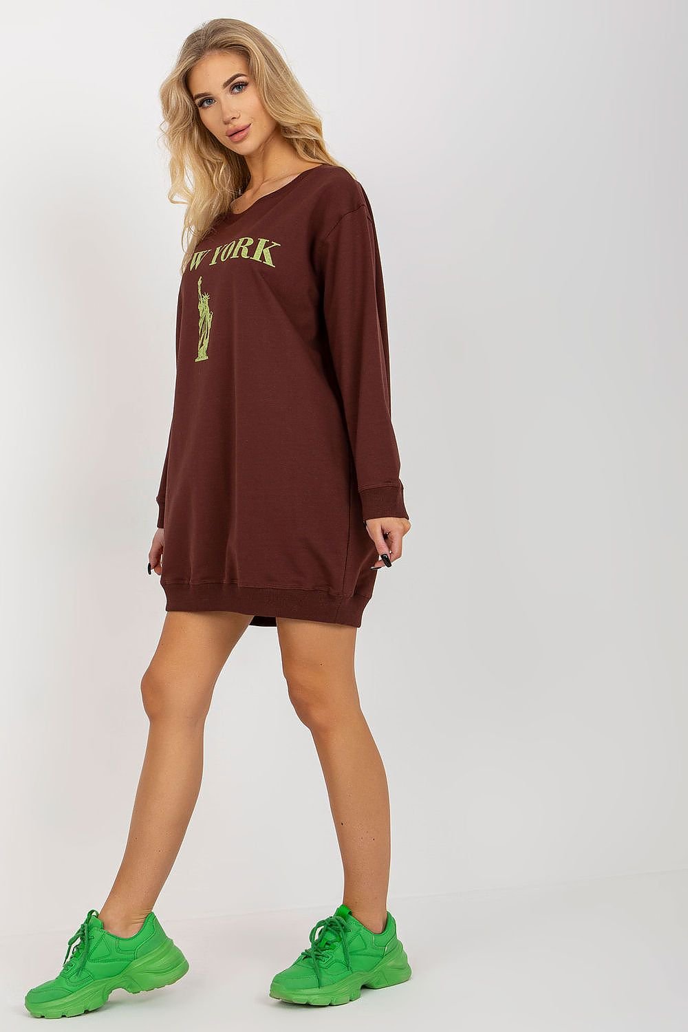 SWEATSHIRT OVERSIZE LONG NEW-YORK