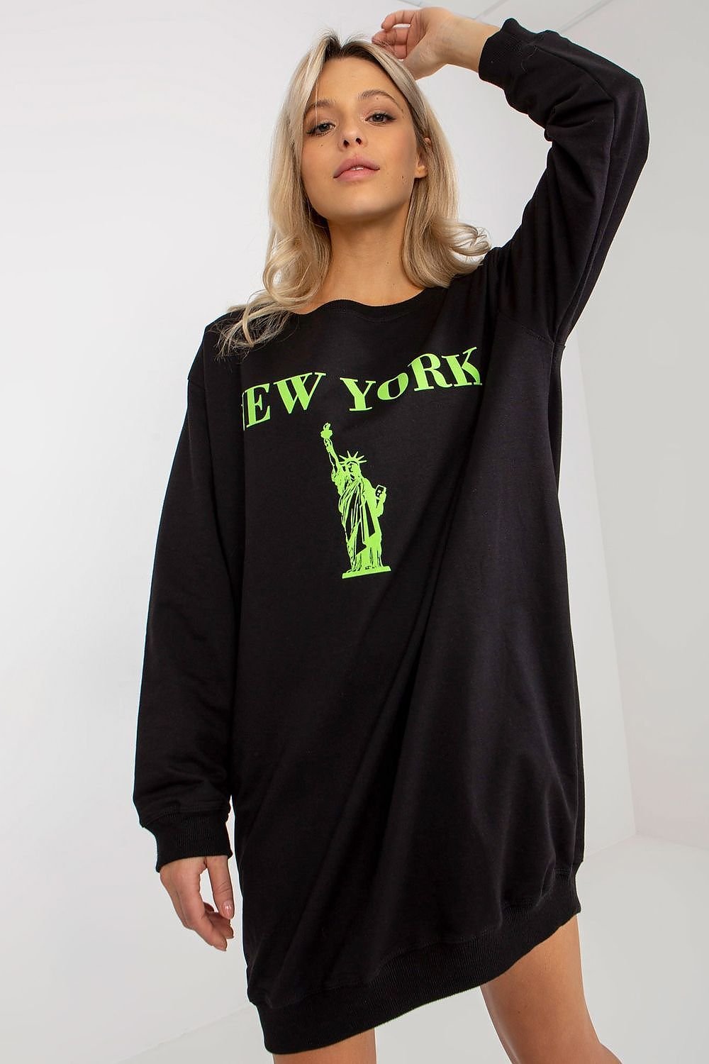 SWEATSHIRT OVERSIZE LONG NEW-YORK