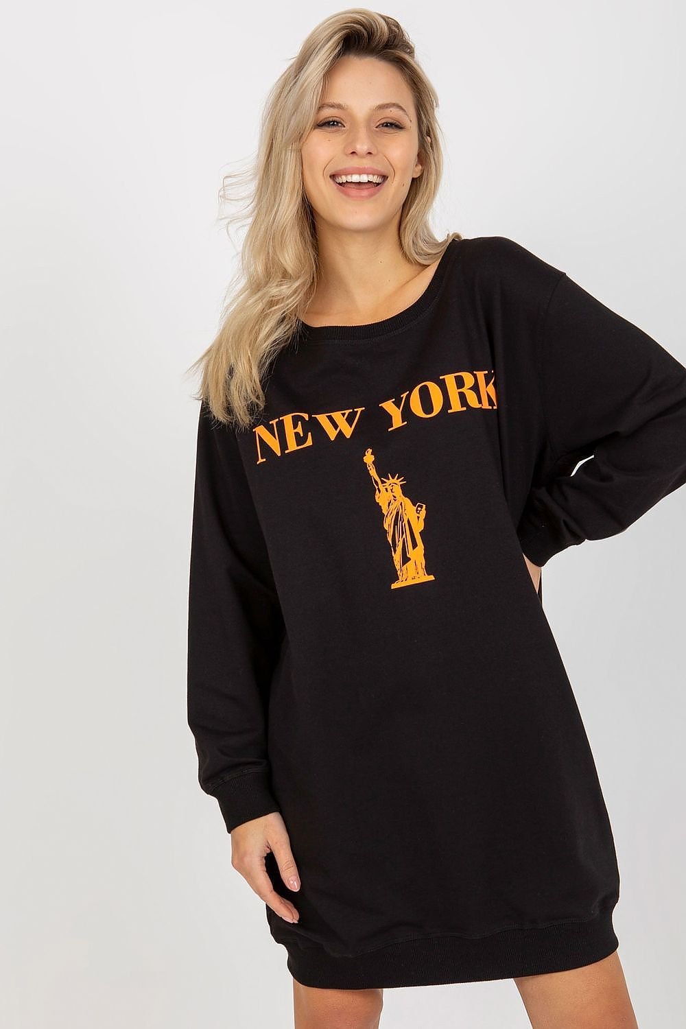SWEATSHIRT OVERSIZE LONG NEW-YORK