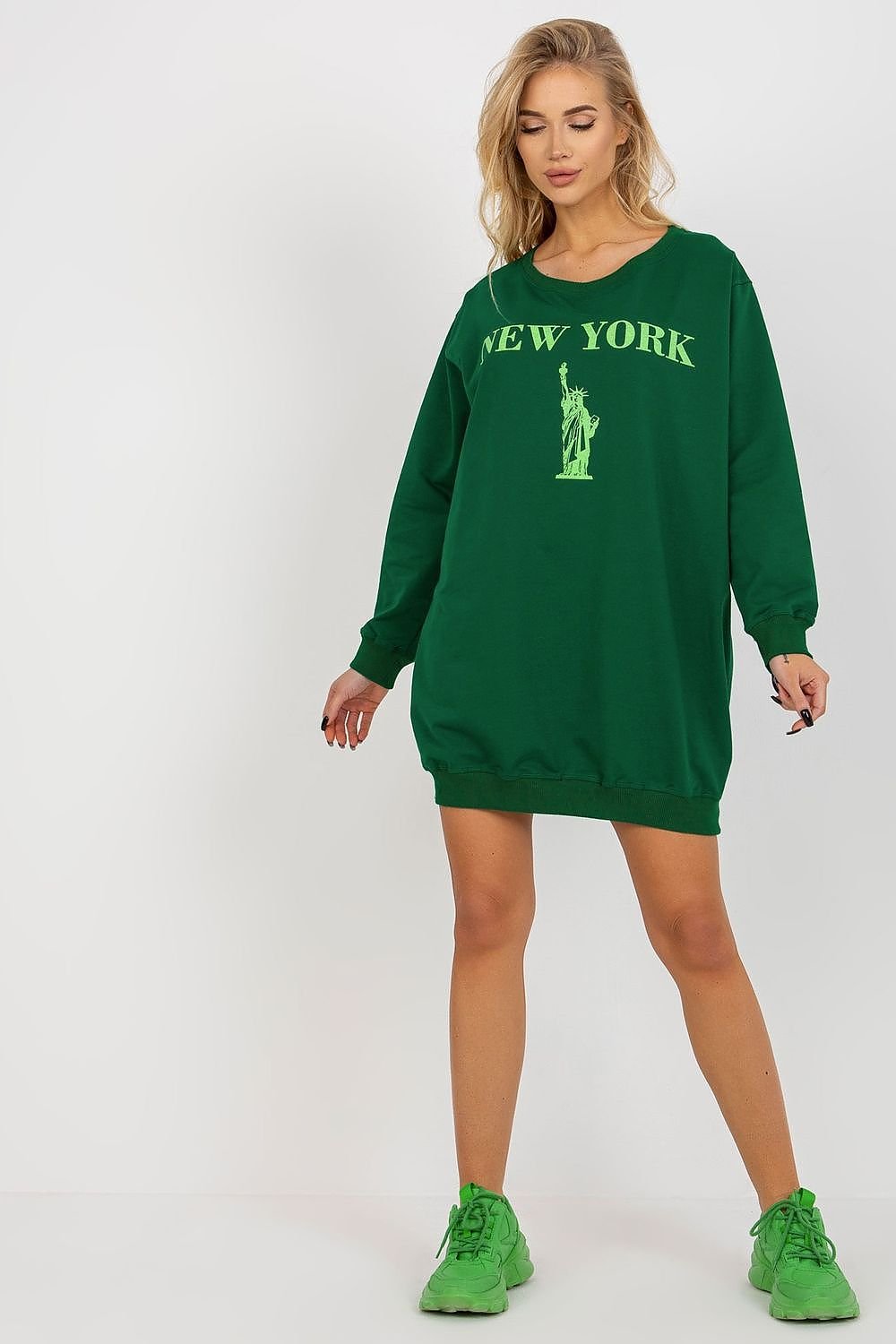 SWEATSHIRT OVERSIZE LONG NEW-YORK
