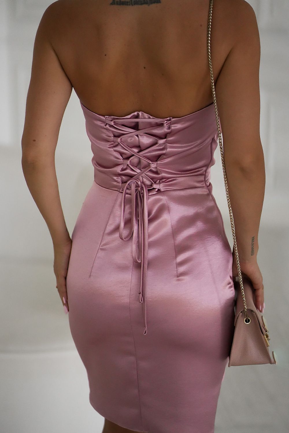 Robe courte model 219702 Bicotone