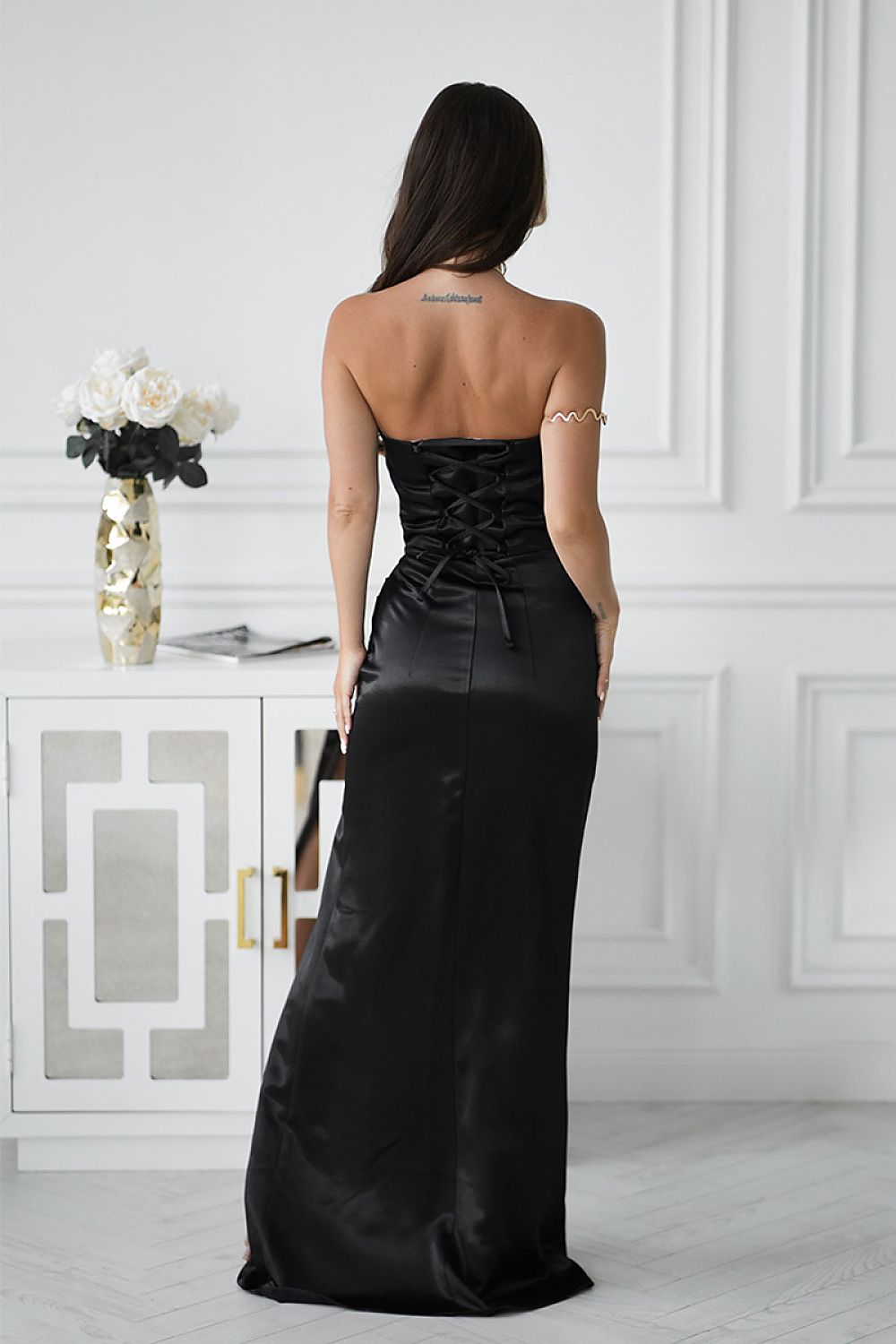Robe longue model 219709 Bicotone