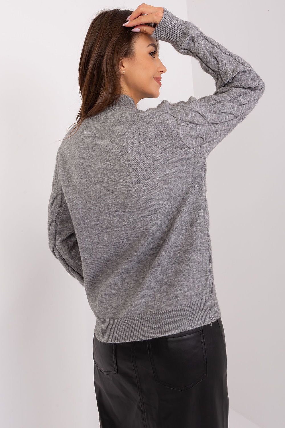 PULL TORSADÉ COL MONTANT