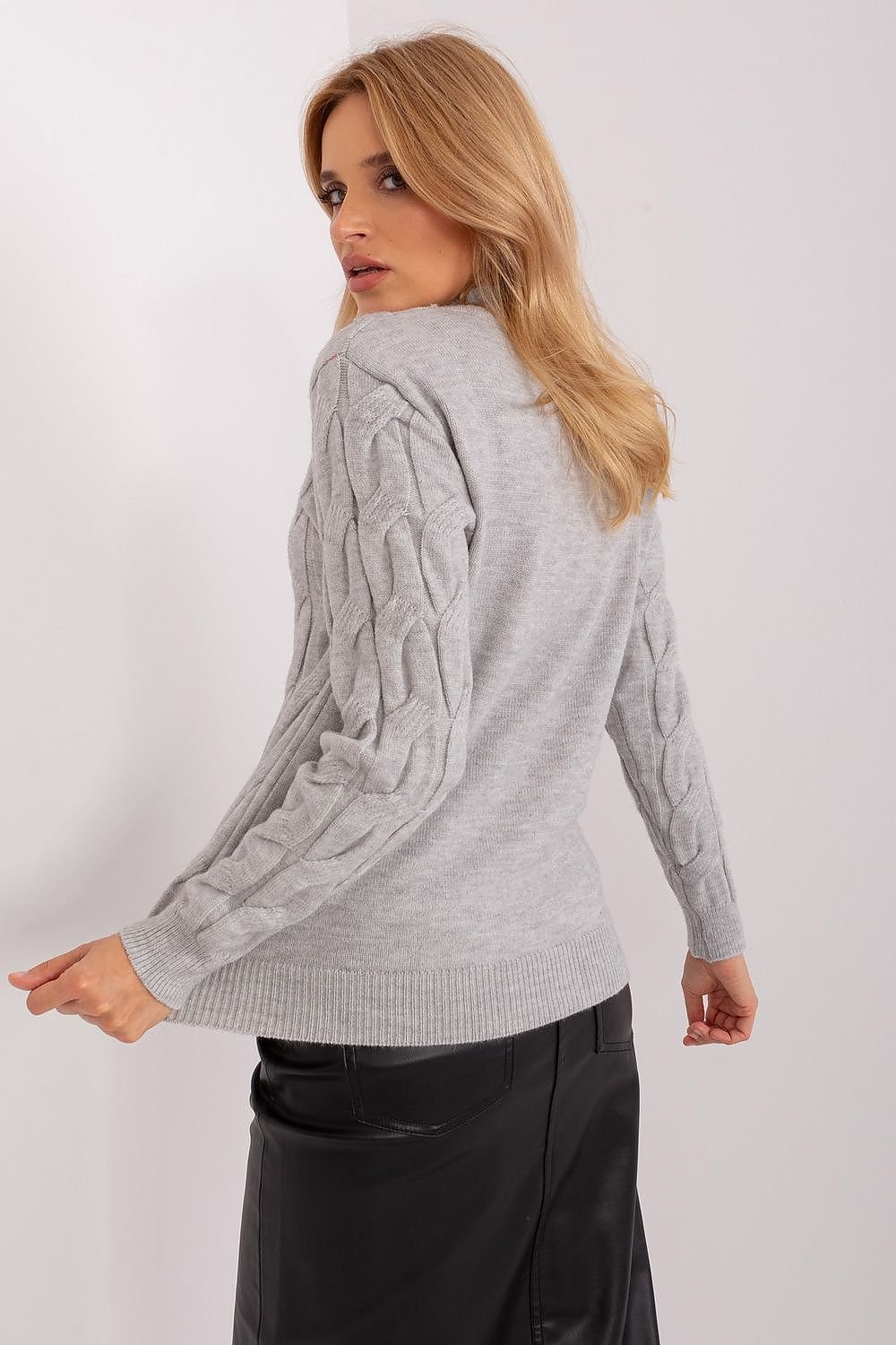 PULL TORSADÉ COL MONTANT