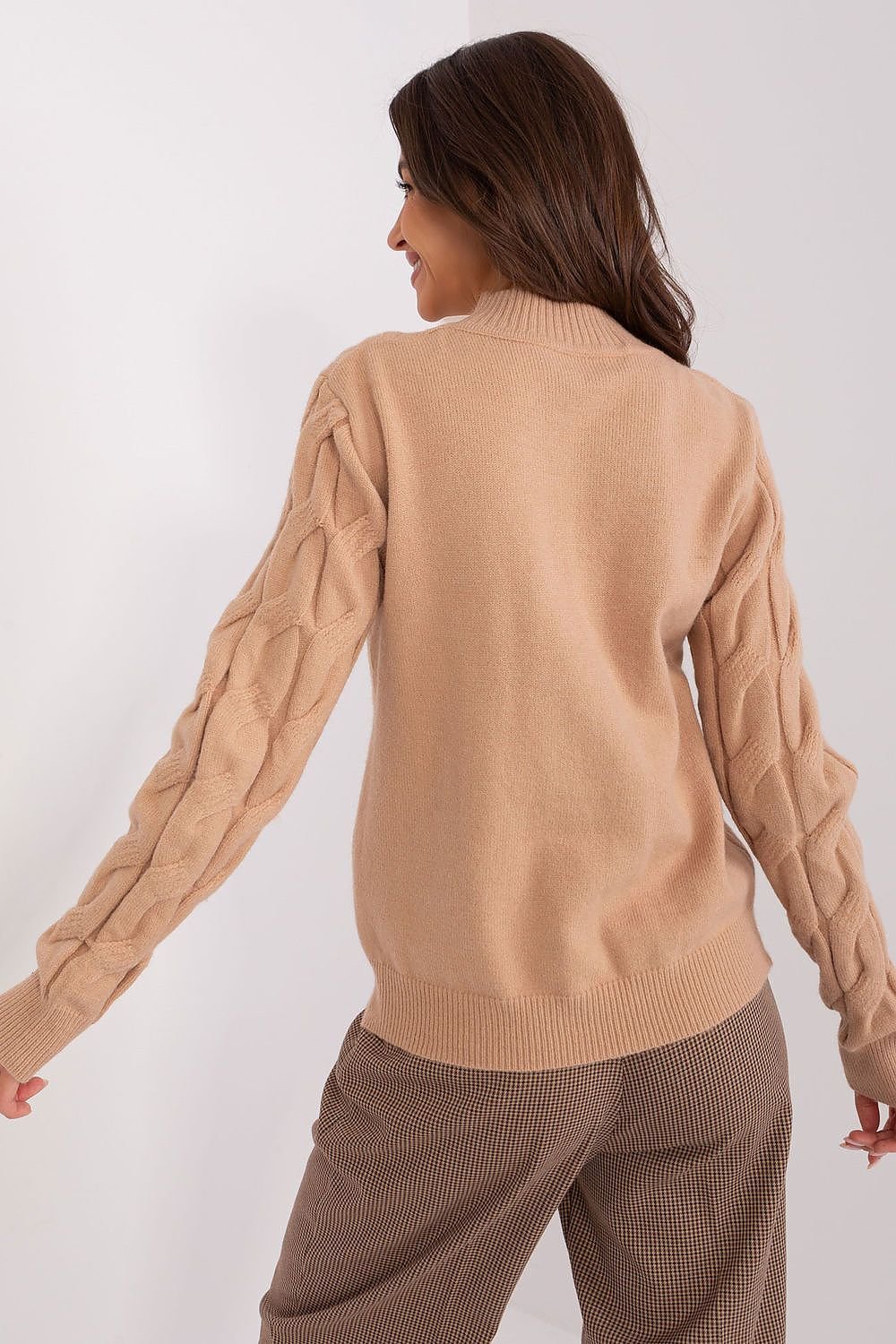 PULL TORSADÉ COL MONTANT