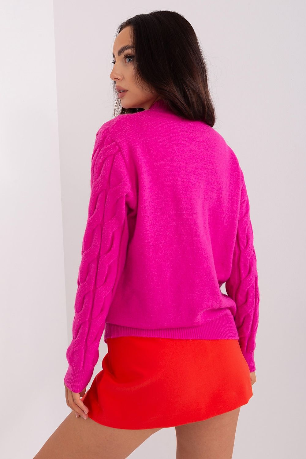 PULL TORSADÉ COL MONTANT