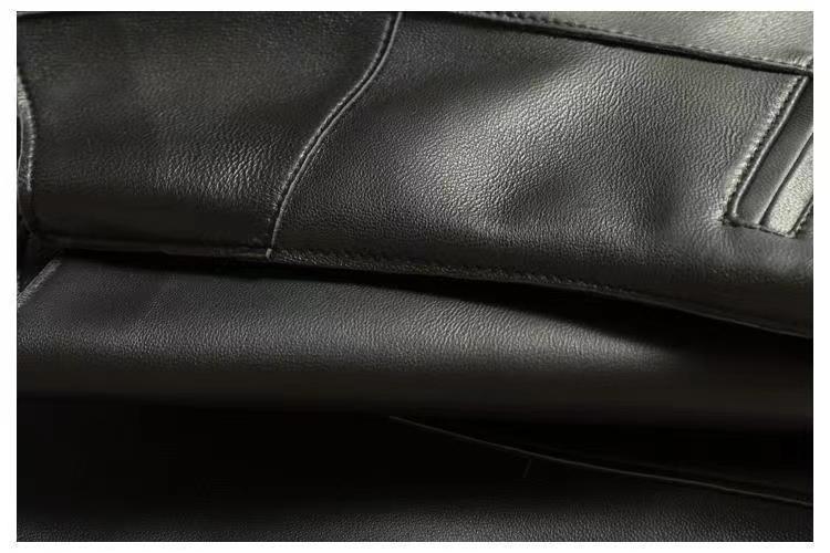 GILET CUIR SANS MANCHES