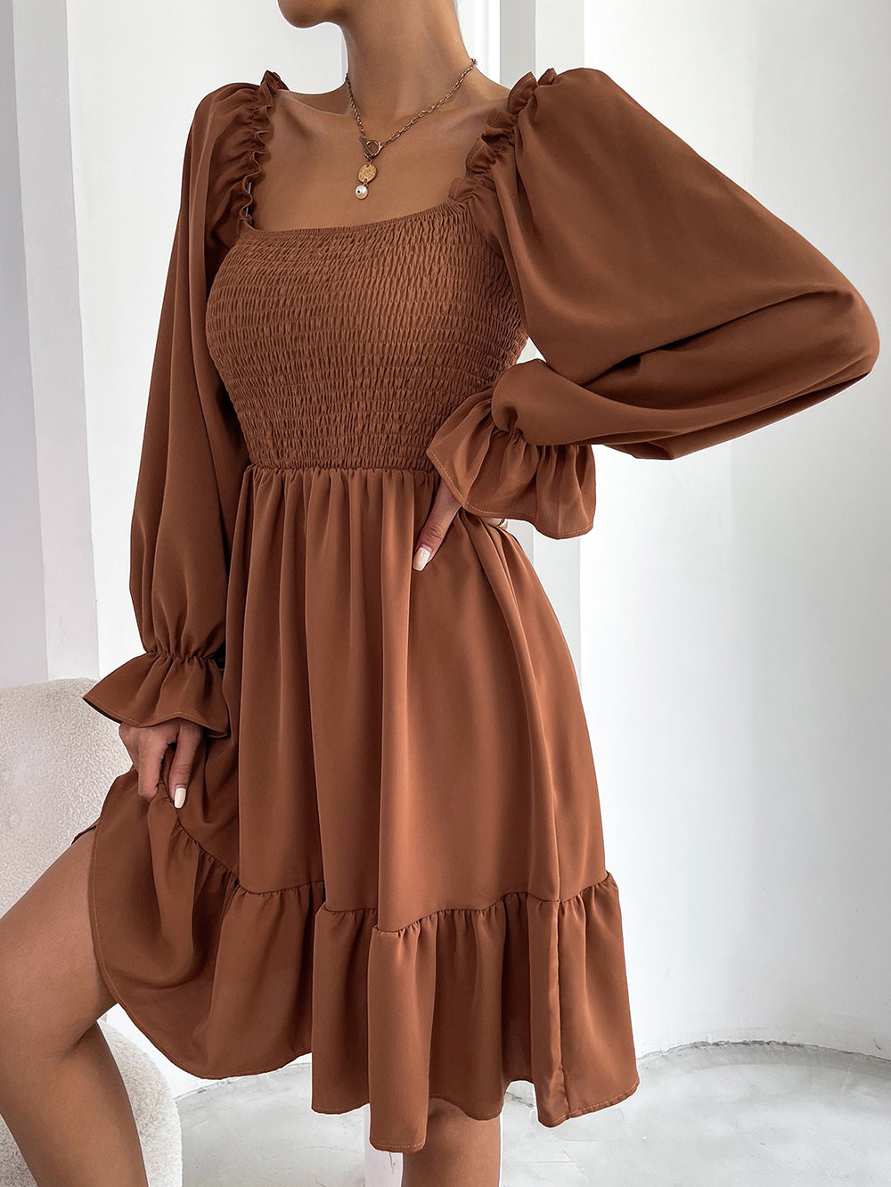 ROBE BOHÈME BUSTIER FRONCÉ