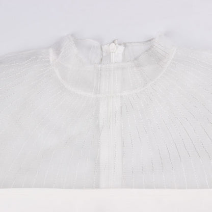 ROBE MINI AMPLE À VOLANTS