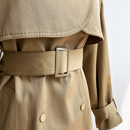 TRENCH COAT MI-LONG COL REVERS