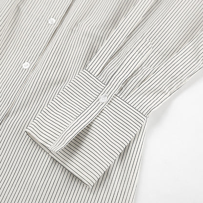 CHEMISE LONGUE RAYÉE