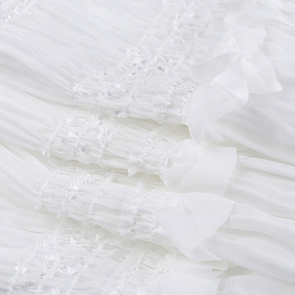 ROBE D'ÉTÉ LONGUE À VOLANTS