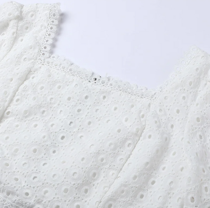 ENSEMBLE TOP&SHORT DENTELLE