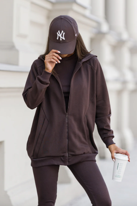 ENSEMBLE GILET, LEGGING ET CROP EN COTON