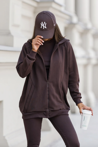 ENSEMBLE GILET, LEGGING ET CROP EN COTON