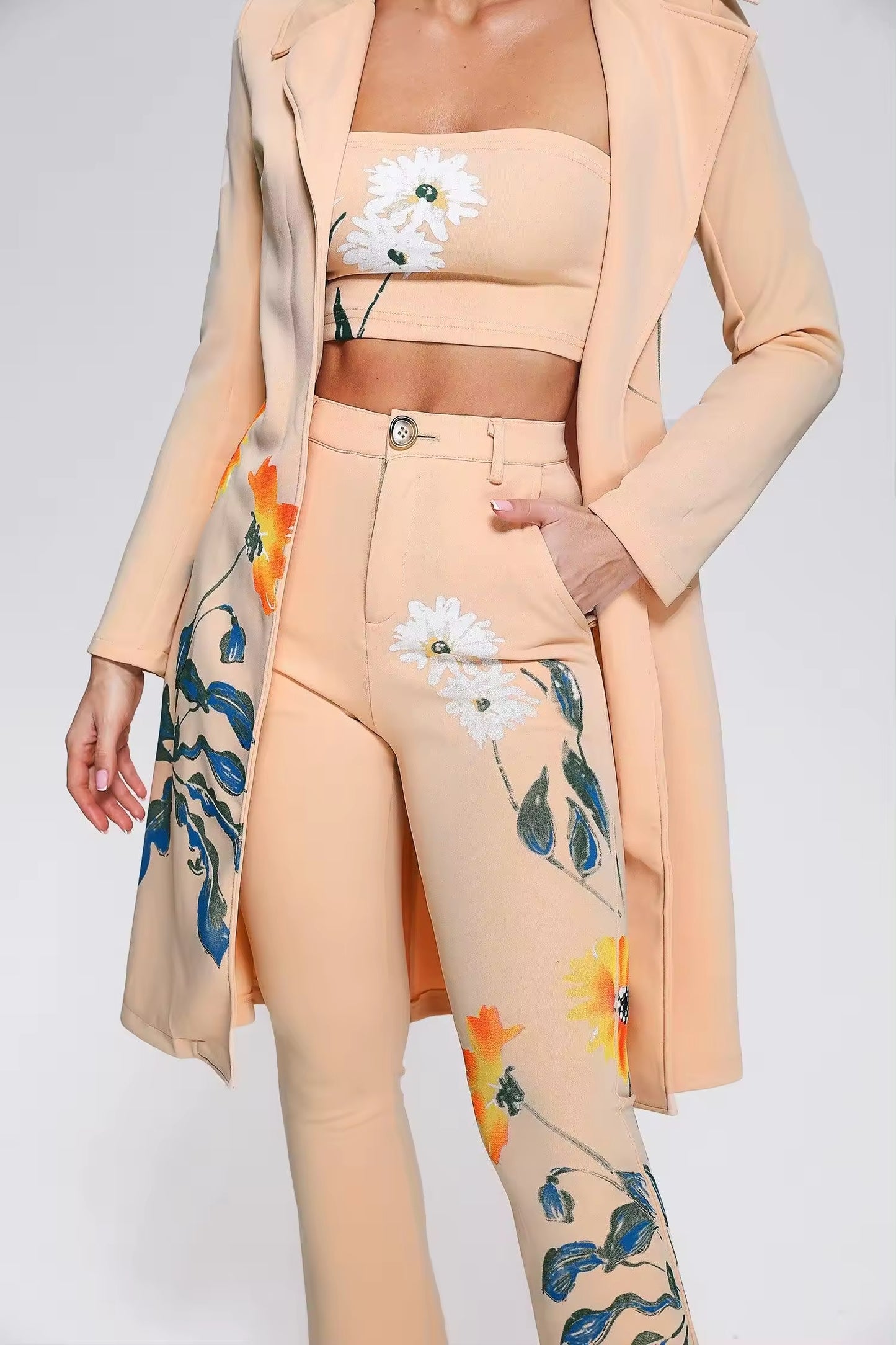 ENSEMBLE 3 PCS IMPRIMÉ FLORAL