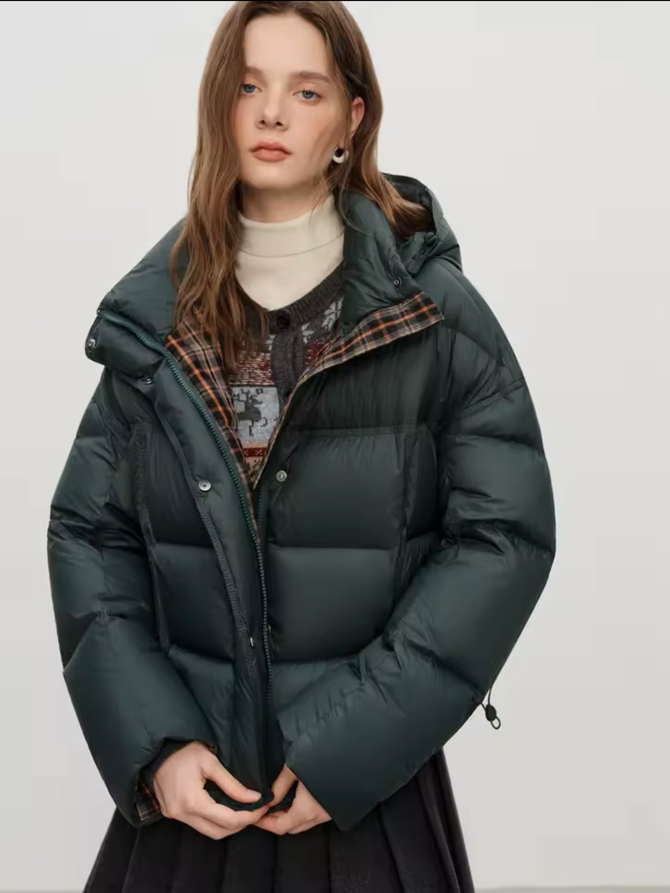 DOUDOUNE À CAPUCHE IMPERMÉABLE