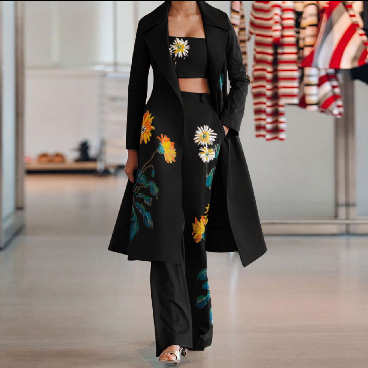 ENSEMBLE 3 PCS IMPRIMÉ FLORAL