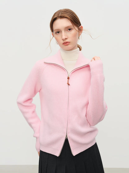 PULL ZIPPÉ EN LAINE