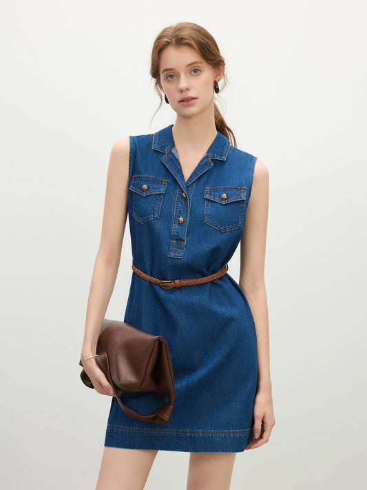 ROBE DENIM COURTE