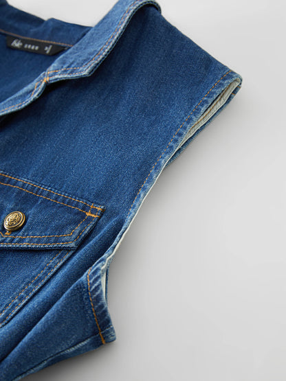 ROBE DENIM COURTE