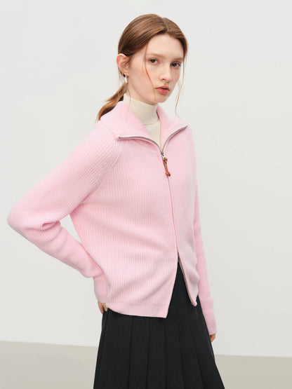 PULL ZIPPÉ EN LAINE