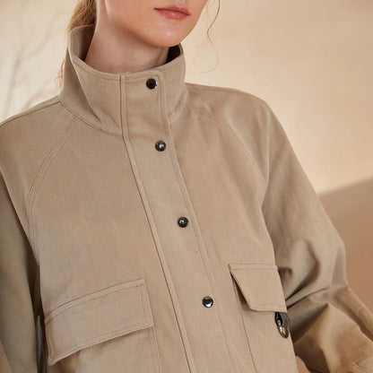 VESTE BOUTONNÉE 100% COTON
