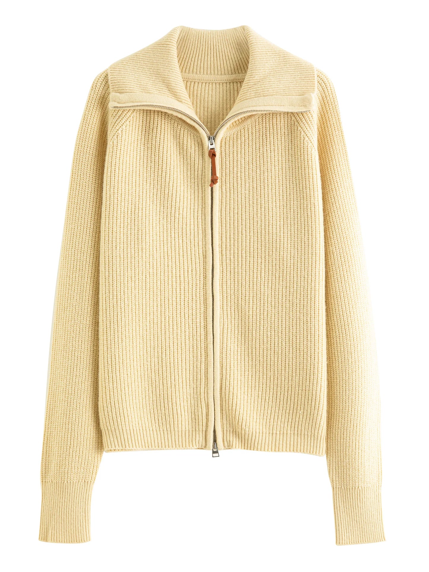 PULL ZIPPÉ EN LAINE