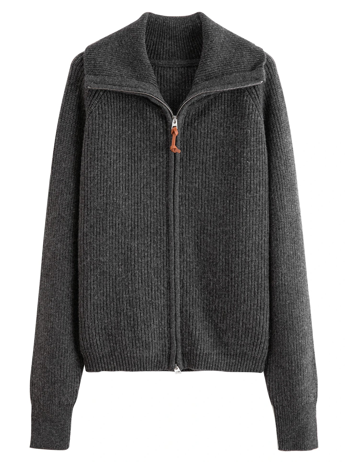 PULL ZIPPÉ EN LAINE