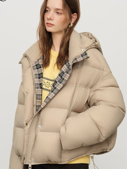 DOUDOUNE À CAPUCHE IMPERMÉABLE