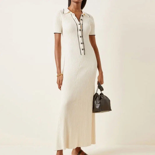 ROBE DÉCONTRACTÉE LONGUE BOUTONNÉE