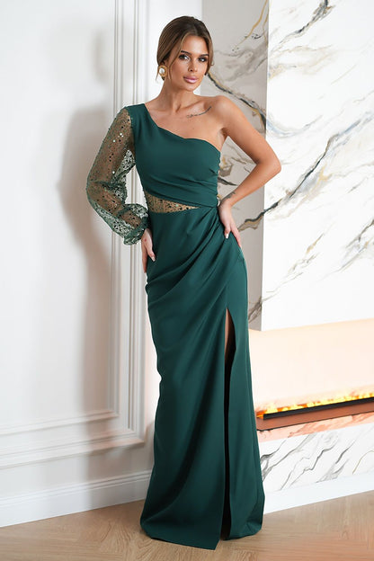 Robe longue model 190485 Bicotone 