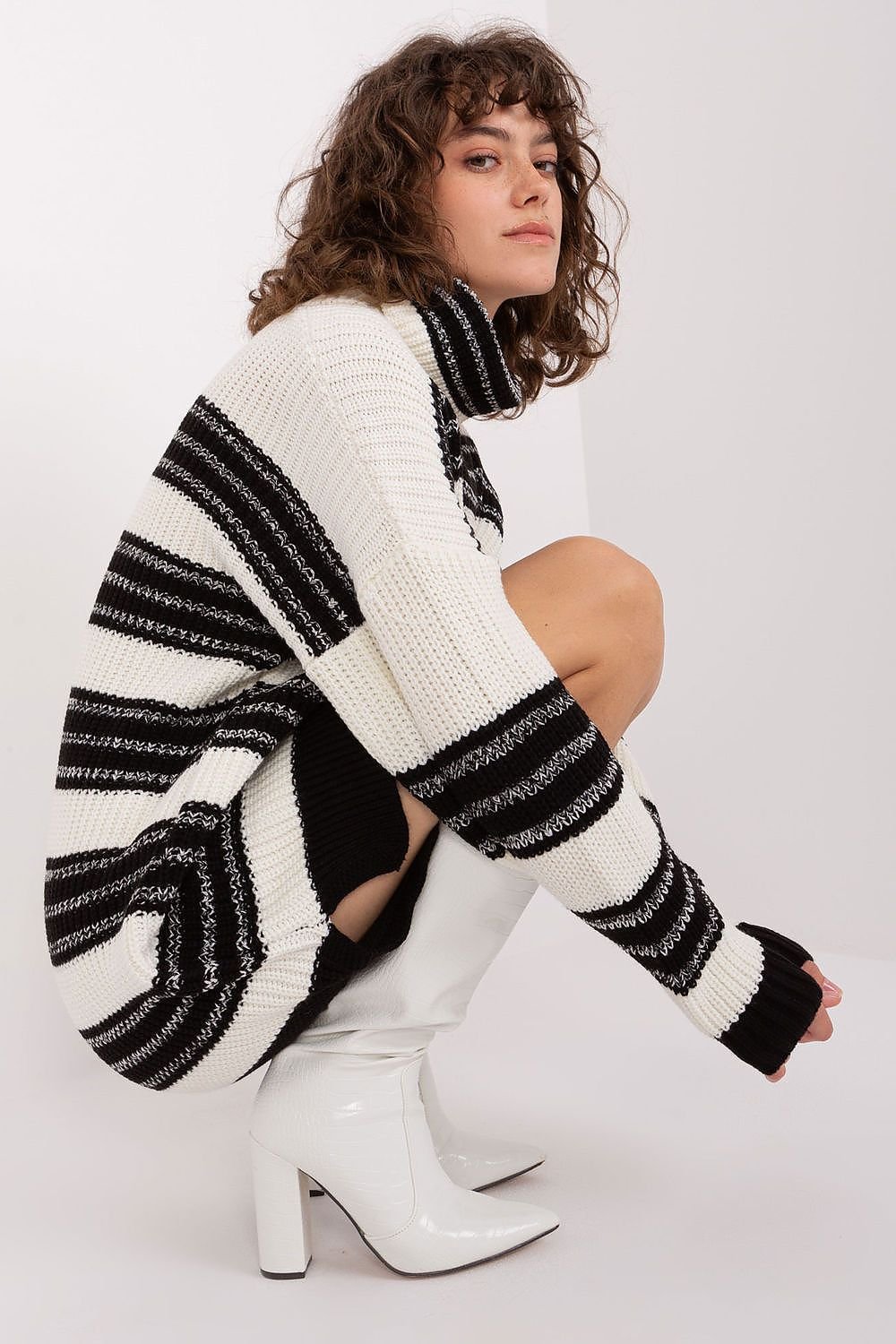 PULL OVERSIZE EN MAILLE