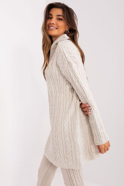 PULL LONG TOSADÉ À COL ROULÉ EN LAINE