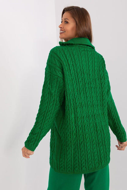 PULL LONG TOSADÉ À COL ROULÉ EN LAINE