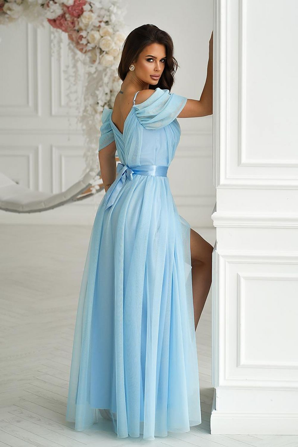  Robe longue model 196093 Bicotone 