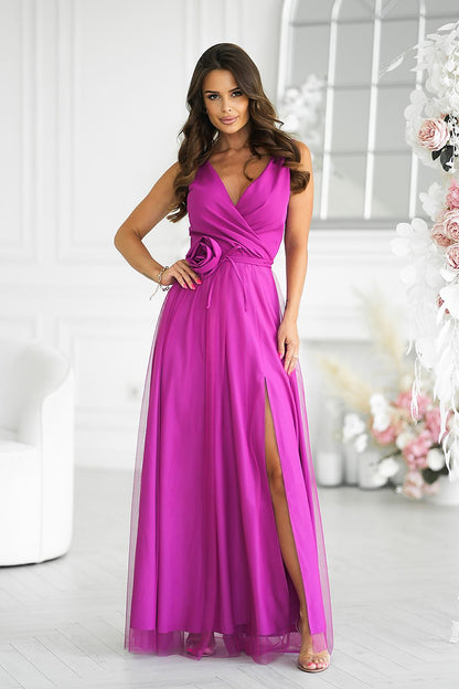  Robe longue model 199325 Bicotone 