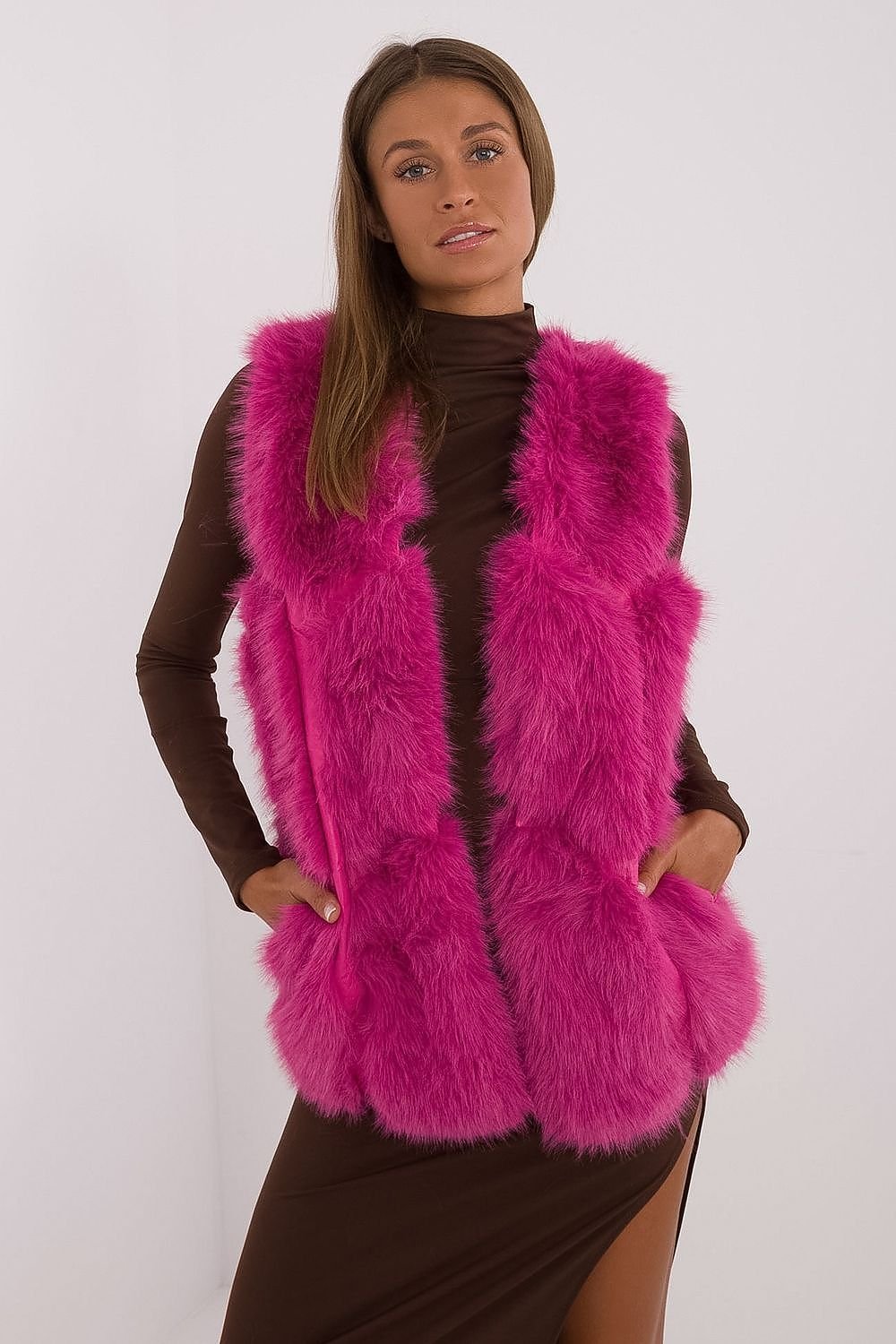 GILET FAUSSE FOURRURE