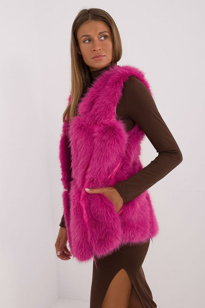 GILET FAUSSE FOURRURE