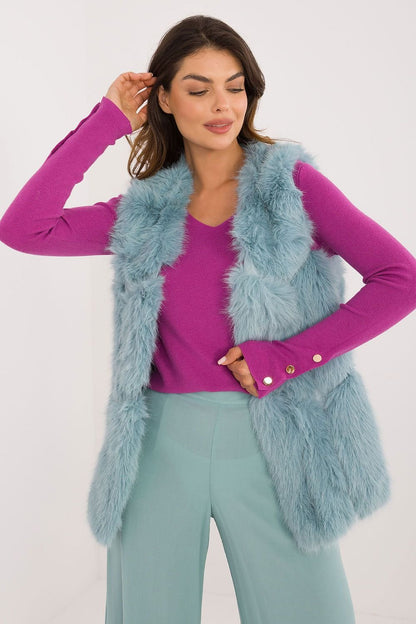 GILET FAUSSE FOURRURE