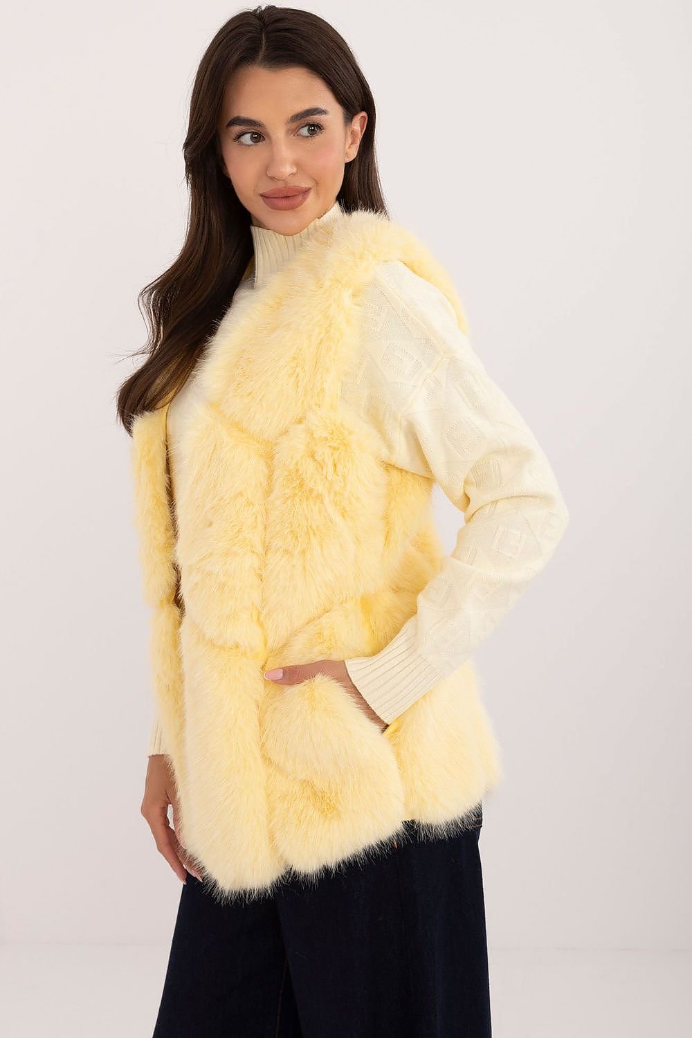 GILET FAUSSE FOURRURE