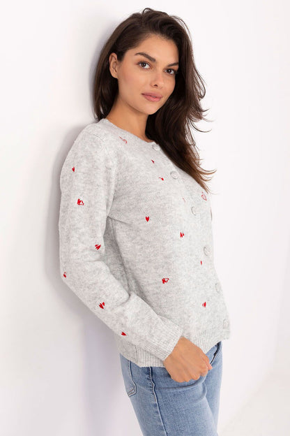 Gilet brodé cœur 