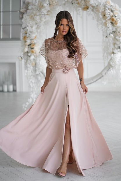  Robe longue model 219689 Bicotone 