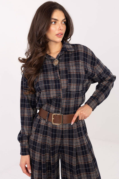  Chemise manche longue model 220041 Italy Moda 