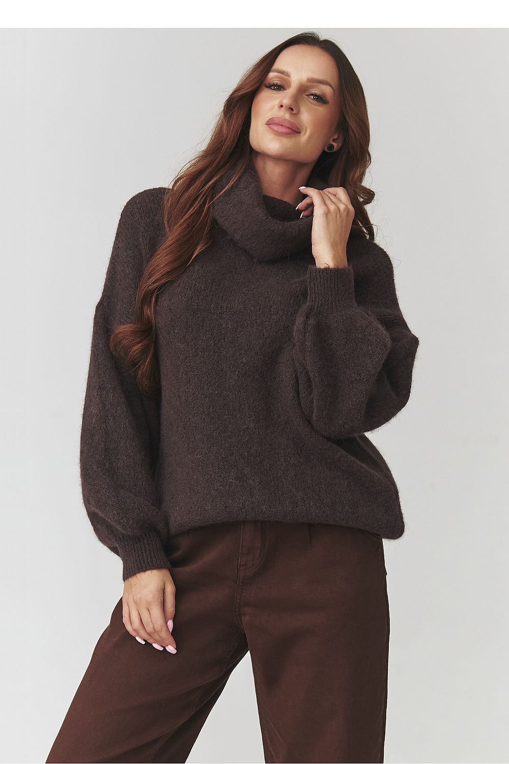  Col roulé model 220794 Makadamia 