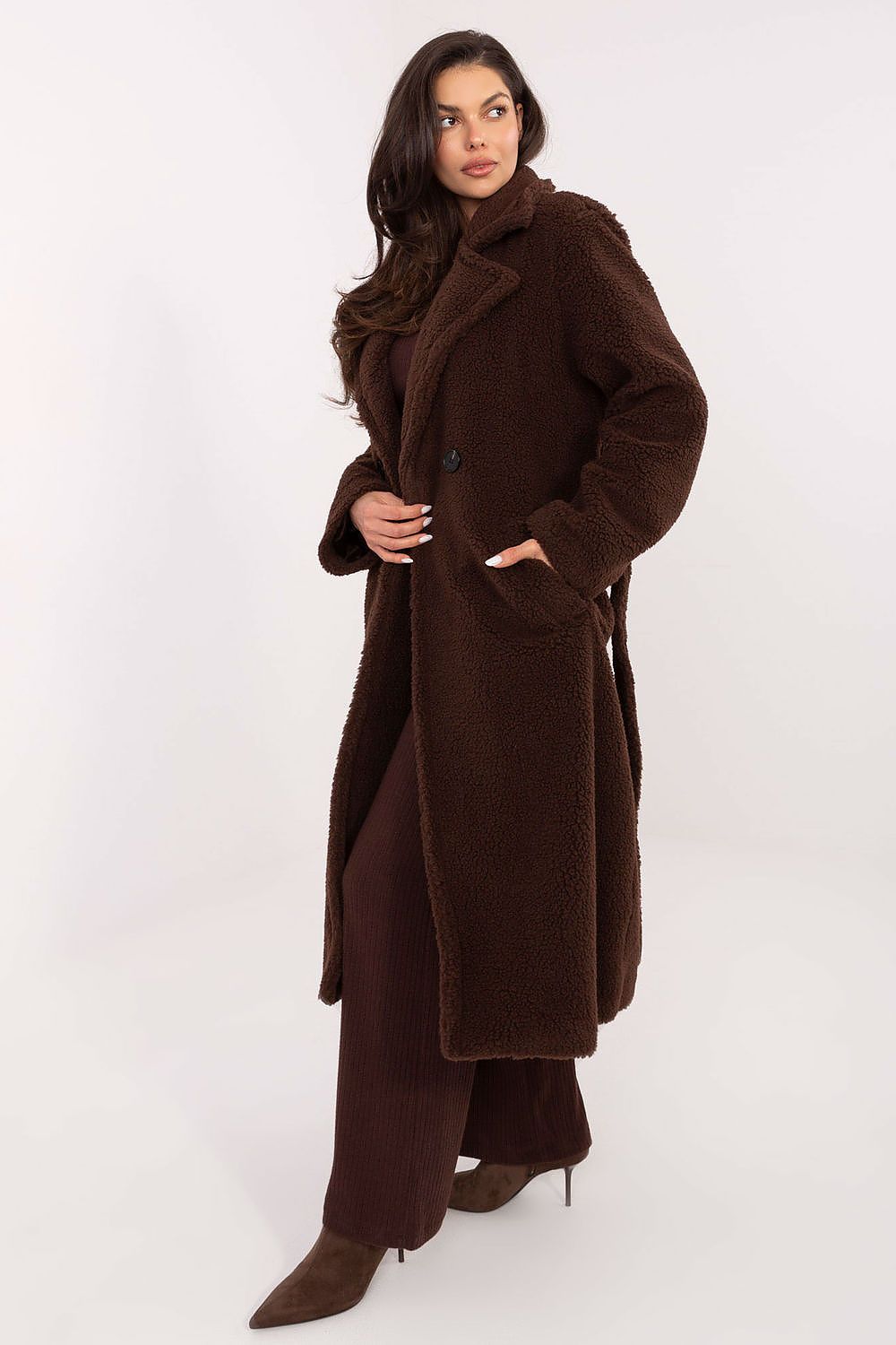  Manteau model 221384 Factory Price 