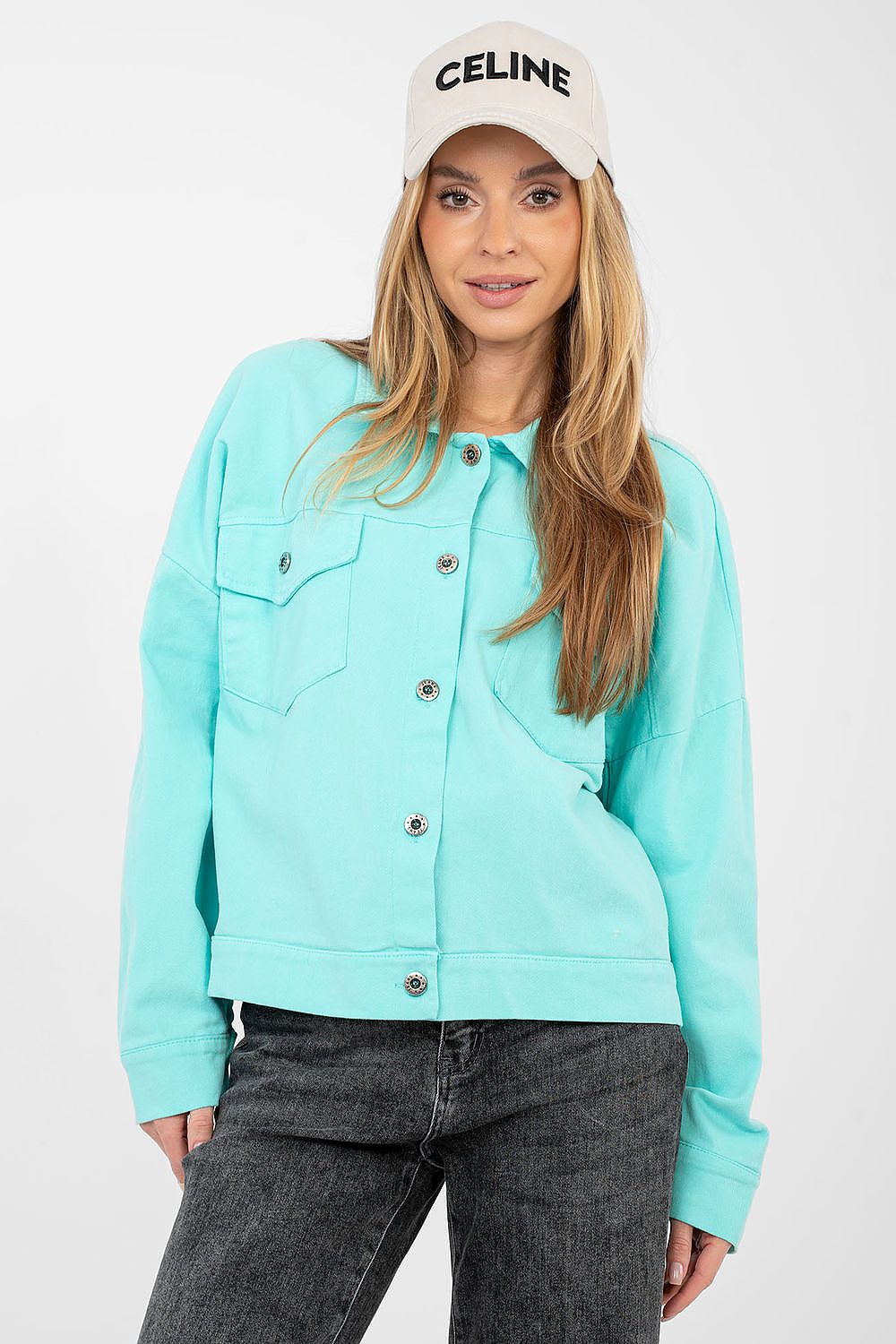  Veste en jean model 223815 Rue Paris 