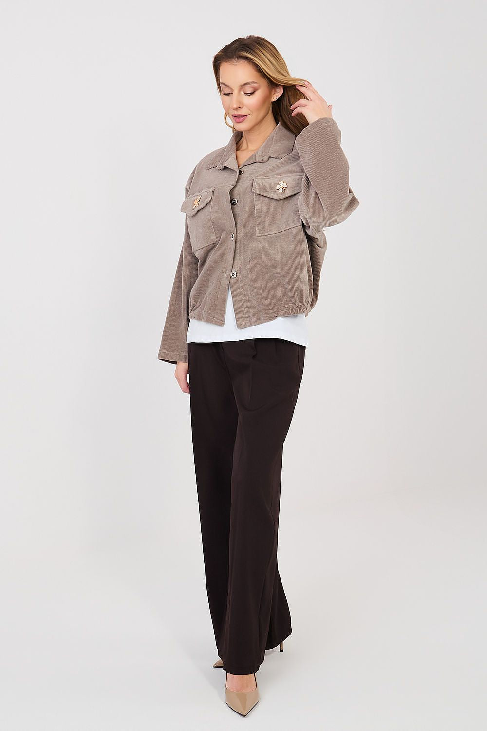  Veste en velours côtelé model 224980 Rue Paris 