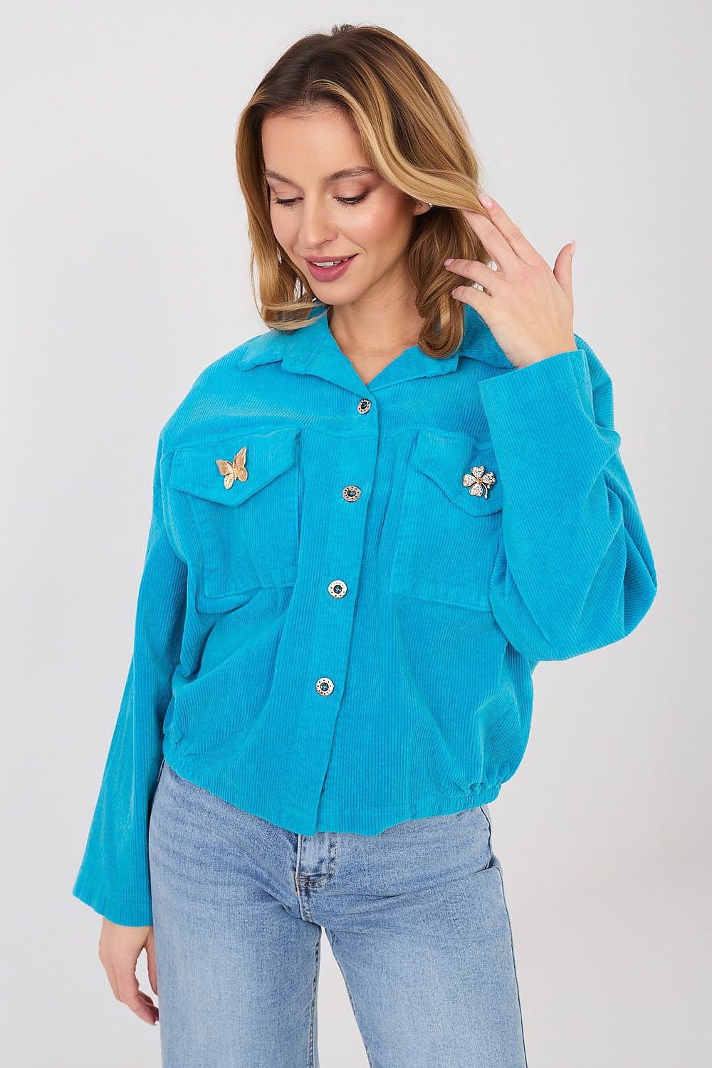  Veste en velours côtelé model 224985 Rue Paris 