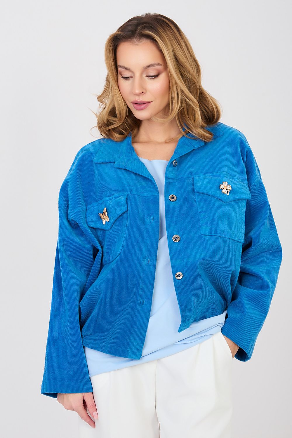  Veste en velours côtelé model 224984 Rue Paris 